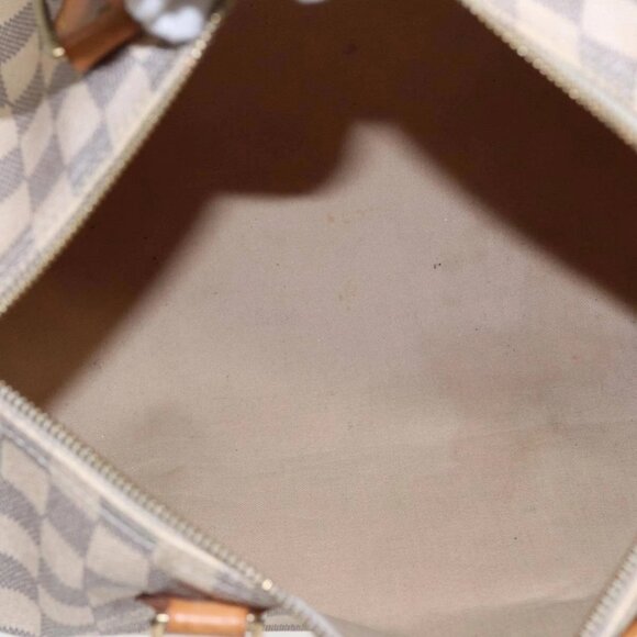 LOUIS VUITTON Damier Azur Speedy 30 Hand Bag N41533 LV Auth 84648 - Picture 12 of 16